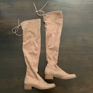 Tan Over the Knee Boots